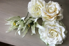 Цветы из фома.